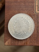 Herkules 50 franków 30g 1978. Stan bankowy