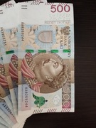 Banknoty 500 zł 
