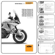 KTM 1290 Super Adventure Repair Manual 2015 Instrukcja serwisowa / naprawy
