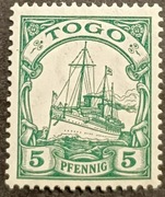 KOLONIE NIEMIECKIE - TOGO Mi 21 ** - czysty - stan - GABINET