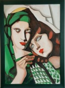 Obraz wg. Tamary Łempickiej "Zielony turban."