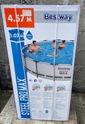 NOWY basen stelażowy z pompą Bestway Steel Pro Max 457x107