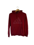 Bluza z kapturem Adidas czerwona duża logo m