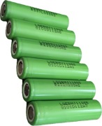 6 szt Ogniwo Akumulator  INR18650 MJ1 3300 - 3500mAh 10A Używny