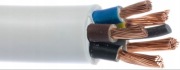 Przewód kabel miedziany 5x4 OWY (linka) 300/500v 4,5m