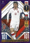 TOPPS THE ROAD TO UEFA NATIONS LEAGUE 2022 PURPLE ROBERT LEWANDOWSKI CD 1