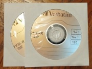 DVD-R VERBATIM 4,7 GB 16X 2 szt.