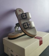 Klapki Högl Elsa ze skóry naturalnej 39