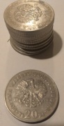 Monety stare 20zl Marceli Nowotko 1976,11szt