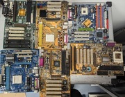 6 x PŁYTY GŁÓWNE STARE KOMPUTERY - ZŁOM KOMPUTEROWY