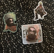 Zestaw naklejek 3 szt serial Arcane gra LOL 