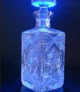 Karafka kryształowa do whisky 0,8 l z PRL-u