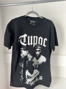 Czarna koszulka 2Pac Tupac z Pull&Bear
