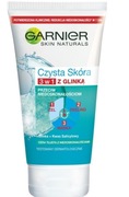 Garnier Czysta Skóra 3w1 Oczyszczający Żel + Peeling + Maska Z Glinką 150ml