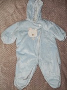 Absorba kombinezon błękitny niebieski niemowlęcy 74
