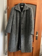 Włoski płaszcz Maestrelli z wełną, klasyczny fason, vintage