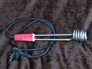 Grzałka nurkowa o mocy 1500 W  19 x 6,6 cm używana