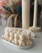 Upominek dla gości miś  z wosku, urodziny, komunię, chrzciny 