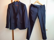 Dwuczęściowy garnitur Recman Pres granatowy SSF 176/96/82