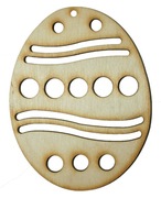 Zawieszka Wielkanoc WI11 Decoupage Sklejka 10cm 