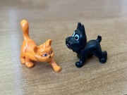 Gra Monopoly Junior - pionki czarny pies pomarańczowy kot