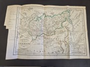 "Mapa Syberyi”, wydana w Warszawie w 1837 roku grafika zabytek Rosja