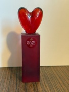 Holmegaard – czerwone szkło z sercem, obiekt dekoracyjny, 13 cm 
