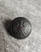 POLSKI GUZIK ORZEŁ WZ 1928 BEZ SYGNATUR WP - II RP POLSKA