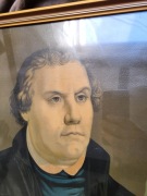 Piekny stary portret Marcina Lutra