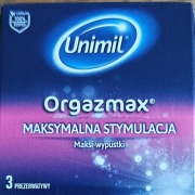 Prezerwatywy Unimil Orgazmax (szt.3)