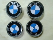 Dekielki kapsle zaślepki znaczki do alusów kół BMW oryginalne 4 sztuki