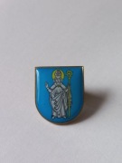 Herb miasta i gmina Rzgów W.Łódzkie przypinka pin