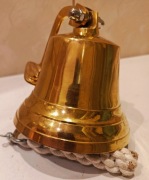 solidny dzwon okretowy dzwonek jachtowy mosiężny ringabulina ryndabulina B