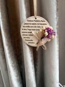 Drewniana tabliczka na Dzień Babci i Dziadka - personalizowana