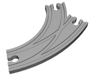 Tor tory IKEA LIDL BRIO drewniane - łącznik zamiennik skrzyżowanie rozjazd