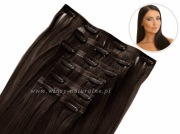 Włosy Naturalne Clip in Bezszwowe 110g 53cm