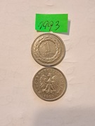 1 zł 1993r monety z obiegu Ładne 