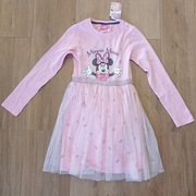 Sukienka Disney Junior Minnie Mouse różowa 134