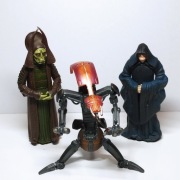 Star Wars 1 Mroczne Widmo- Darth Sidious,Rune Haako,Destroyer Droid