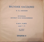 Brzydkie kaczątko, winyl, pocztówka dźwiękowa.