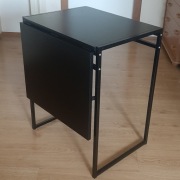Stół rozkładany IKEA muddus czarny vintage 1999 rok