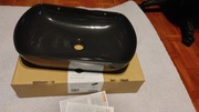 Umywalka nablatowa ceramiczna czarna Ravak Slim 500 50x31x12,5cm