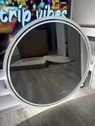 Lustro okrągłe LED 80 cm | 3 tryby światła | antypara | nowe