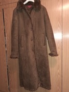 Kożuch kożuszek sztuczny M -  L   42 - 44 z odpinanym kapturem