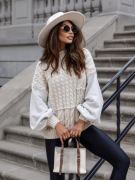 Sweter kremowy uniwersalny