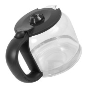 Czarna pokrywa i uchwyt szklany dzbanek do ekspresu do kawy KF7500 AEG