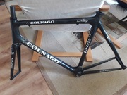 Rama Colnago E1 Carbon 58,5cm - Widelec Star Carbon - Rarytas