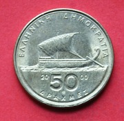 50  Drachm   2000 r  -   Grecja    
