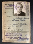 Bilet pracowniczy legitymacja 1963 Katowice Wełnowiec luty 