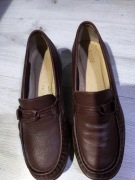 Skórzane mokasyny pesco r. 37 komfortowe, luftpolster, shock absorbe